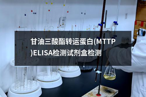 甘油三酸酯转运蛋白(MTTP)ELISA检测试剂盒检测