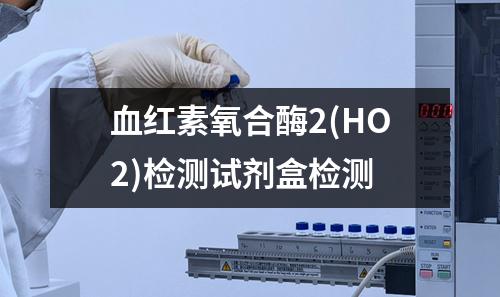 血红素氧合酶2(HO2)检测试剂盒检测