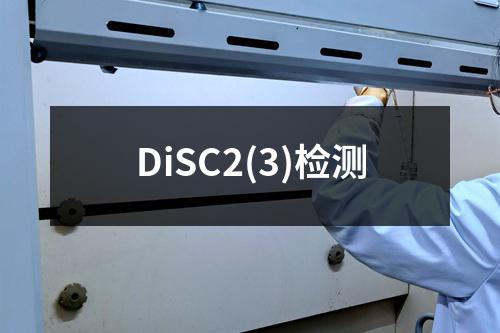 DiSC2(3)检测