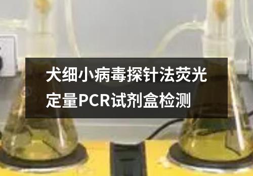 犬细小病毒探针法荧光定量PCR试剂盒检测