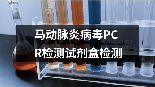 马动脉炎病毒PCR检测试剂盒检测