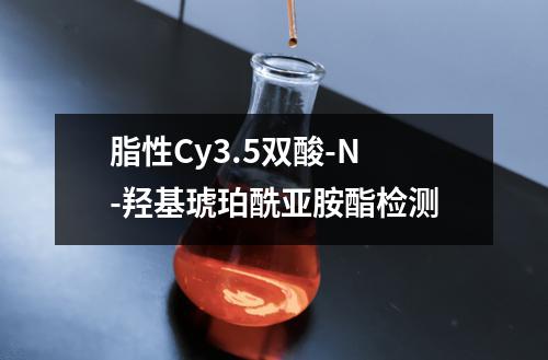 脂性Cy3.5双酸-N-羟基琥珀酰亚胺酯检测