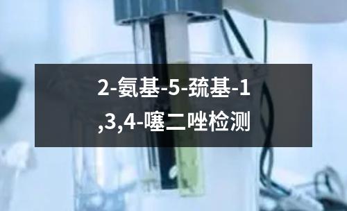 2-氨基-5-巯基-1,3,4-噻二唑检测