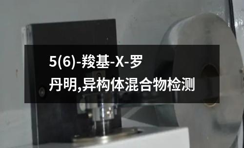 5(6)-羧基-X-罗丹明,异构体混合物检测