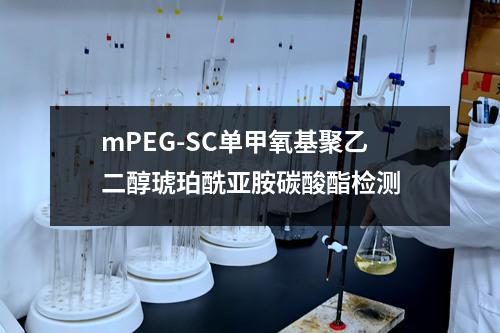 mPEG-SC单甲氧基聚乙二醇琥珀酰亚胺碳酸酯检测