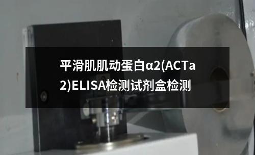 平滑肌肌动蛋白α2(ACTa2)ELISA检测试剂盒检测