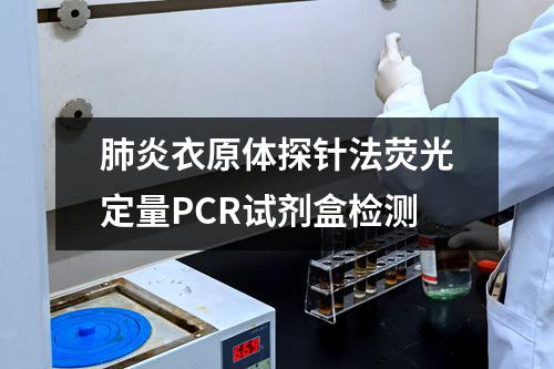 肺炎衣原体探针法荧光定量PCR试剂盒检测