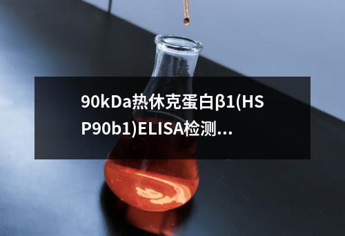 90kDa热休克蛋白β1(HSP90b1)ELISA检测试剂盒检测