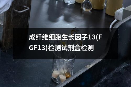 成纤维细胞生长因子13(FGF13)检测试剂盒检测