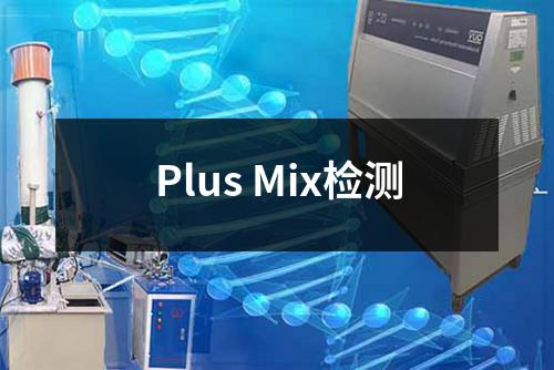 Plus Mix检测