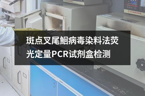 斑点叉尾鮰病毒染料法荧光定量PCR试剂盒检测