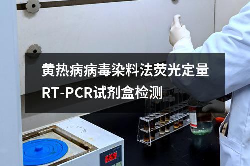 黄热病病毒染料法荧光定量RT-PCR试剂盒检测