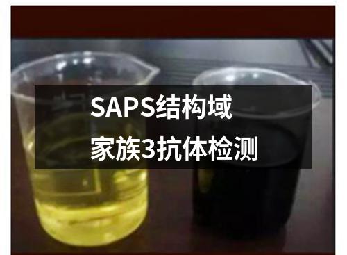 SAPS结构域家族3抗体检测