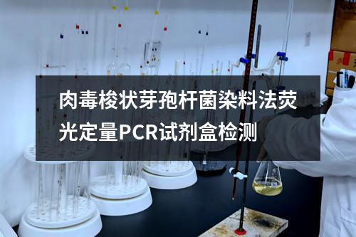 肉毒梭状芽孢杆菌染料法荧光定量PCR试剂盒检测