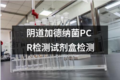 阴道加德纳菌PCR检测试剂盒检测