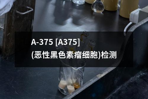 A-375 [A375](恶性黑色素瘤细胞)检测