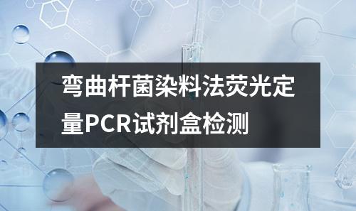 弯曲杆菌染料法荧光定量PCR试剂盒检测