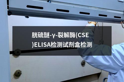 胱硫醚-γ-裂解酶(CSE)ELISA检测试剂盒检测