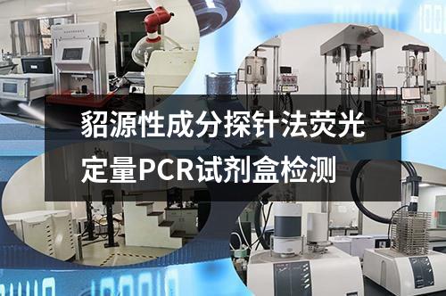 貂源性成分探针法荧光定量PCR试剂盒检测