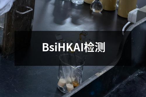 BsiHKAI检测