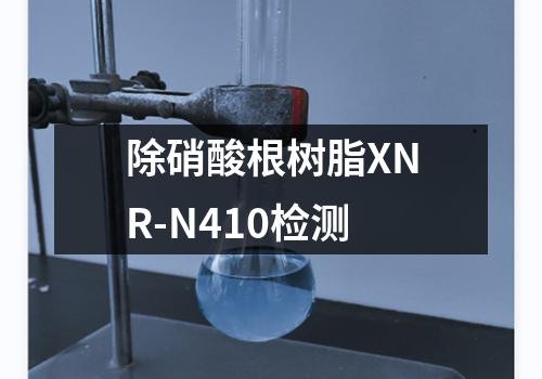 除硝酸根树脂XNR-N410检测