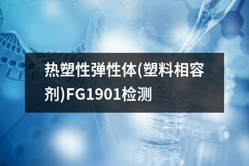 热塑性弹性体(塑料相容剂)FG1901检测