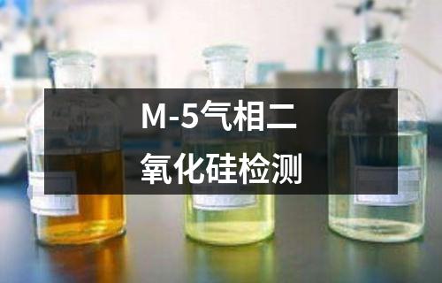 M-5气相二氧化硅检测