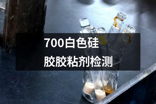 700白色硅胶胶粘剂检测