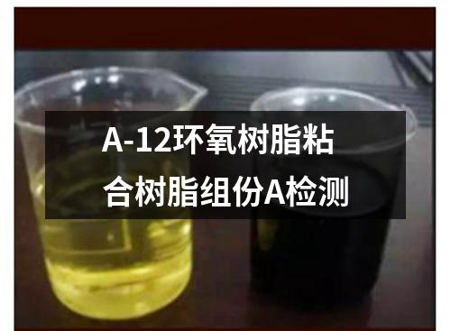 A-12环氧树脂粘合树脂组份A检测