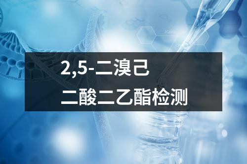 2,5-二溴己二酸二乙酯检测