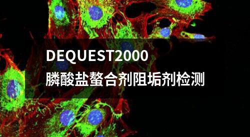 DEQUEST2000膦酸盐螯合剂阻垢剂检测