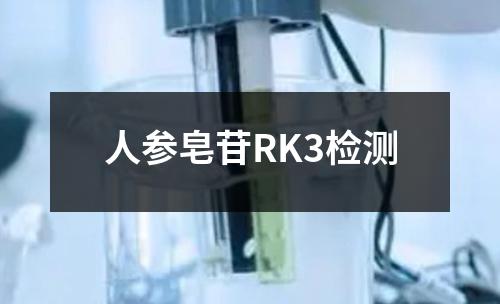 人参皂苷RK3检测