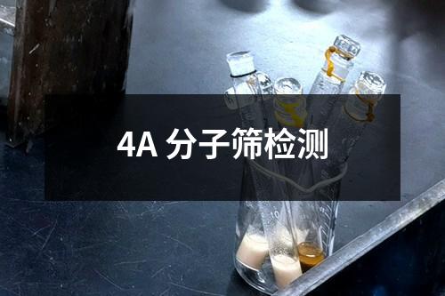 4A 分子筛检测