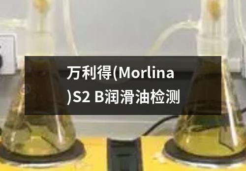 万利得(Morlina)S2 B润滑油检测