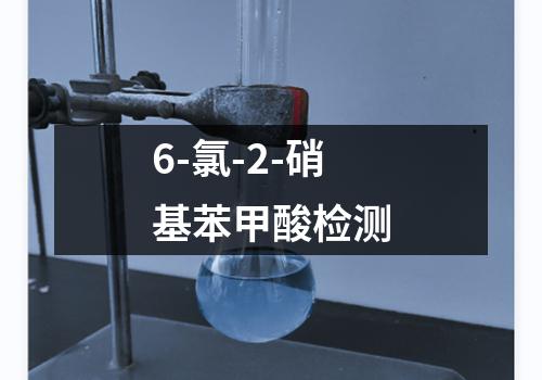 6-氯-2-硝基苯甲酸检测