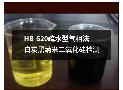 HB-620疏水型气相法白炭黑纳米二氧化硅检测