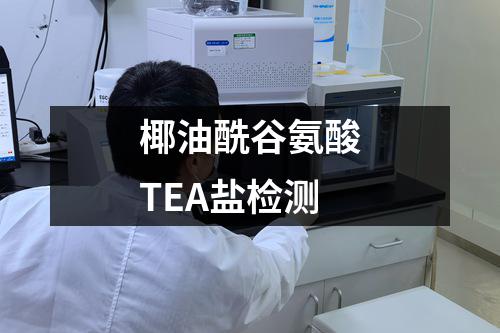 椰油酰谷氨酸TEA盐检测