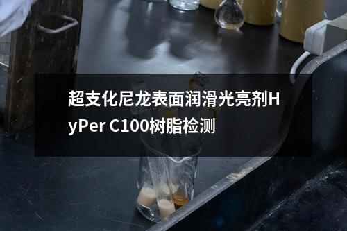 超支化尼龙表面润滑光亮剂HyPer C100树脂检测