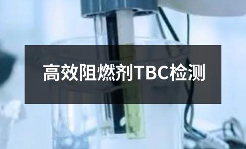 高效阻燃剂TBC检测