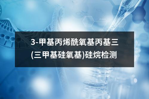 3-甲基丙烯酰氧基丙基三(三甲基硅氧基)硅烷检测