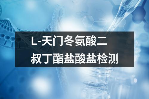 L-天门冬氨酸二叔丁酯盐酸盐检测