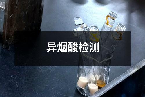 异烟酸检测