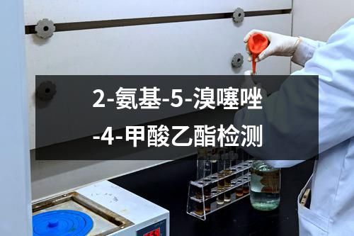 2-氨基-5-溴噻唑-4-甲酸乙酯检测