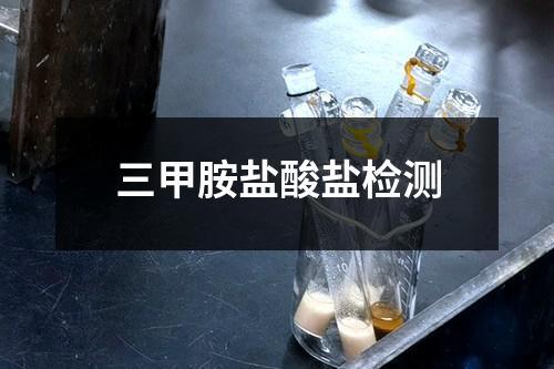 三甲胺盐酸盐检测